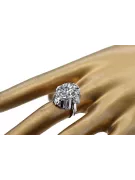 Zircon Sterling silver 925 Ring Vintage Jewlery vrc043s